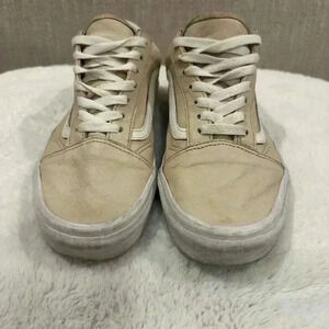 Vans Old Skool Leather Men's 6/ Women’s 7.5 Shoes Sand Dollar